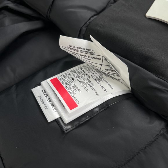 Canada Goose Black Down Jacket - Picture 10 of 13